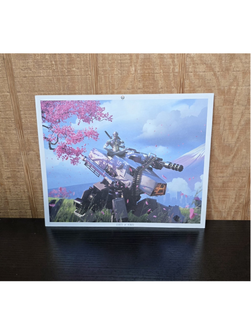 Overwatch Limited Edition Lithograph Art Print #2823/4920 Genji Bastion Blizzard